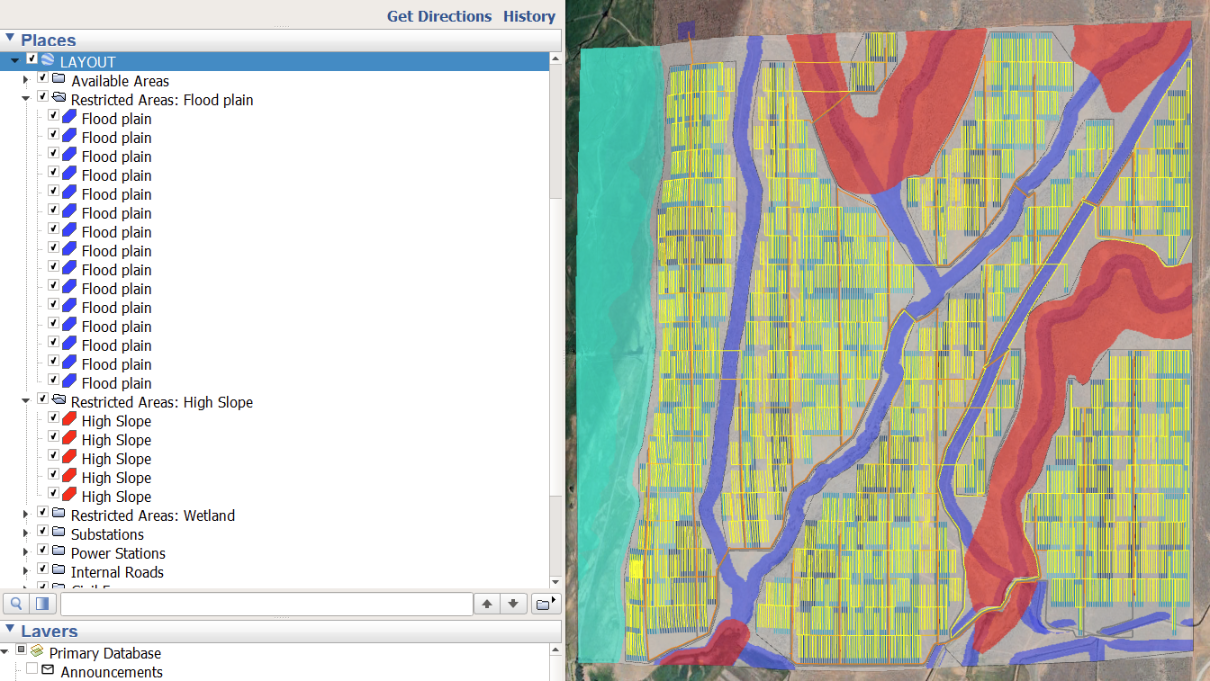 How to define different strategies for restricted areas