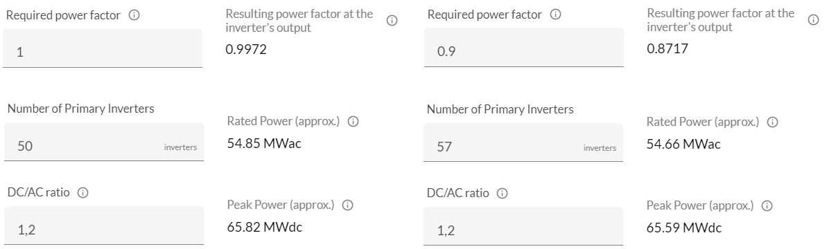 How does the power factor tool work
