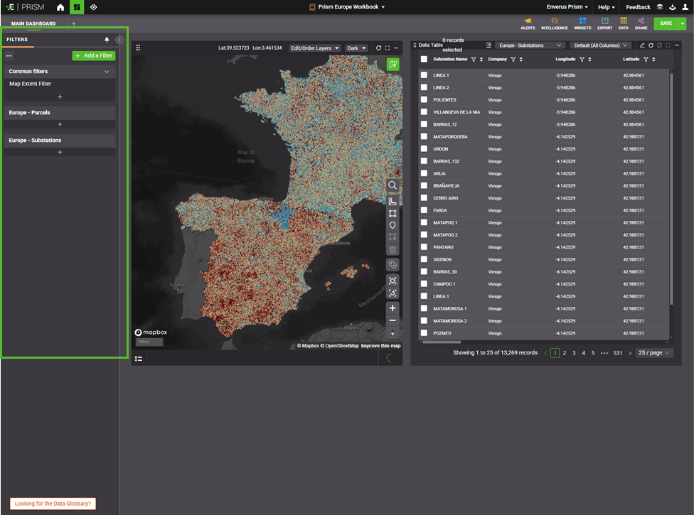 Prism Europe: PV Prospection Workflow