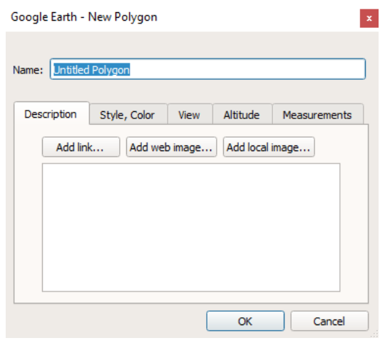 How to create a site using Google Earth