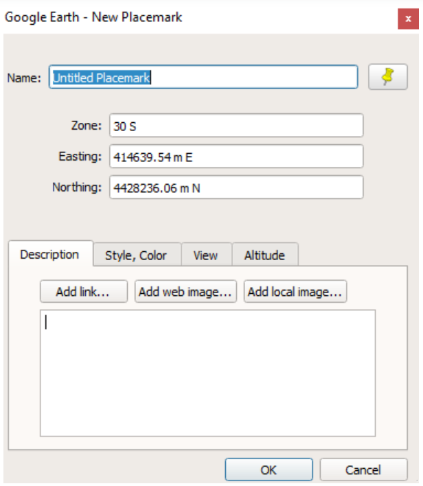 How to create a site using Google Earth