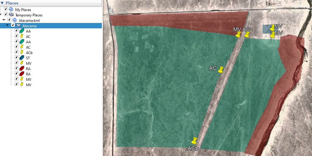 How to create a site using Google Earth
