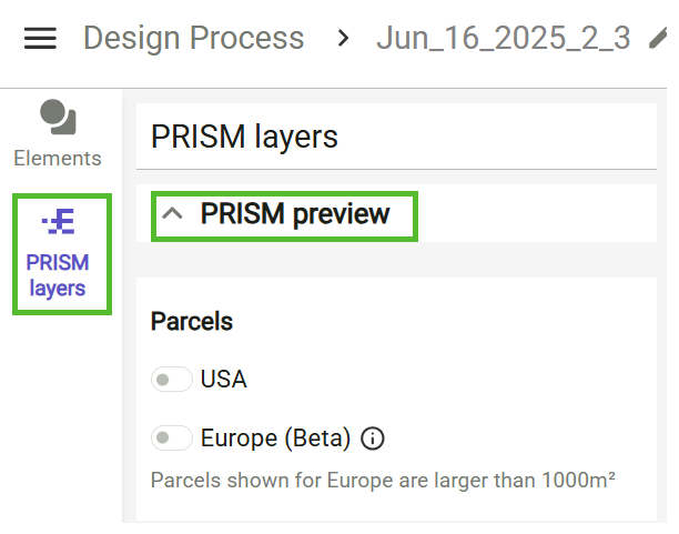 How to enable and choose parcels inside RatedPower